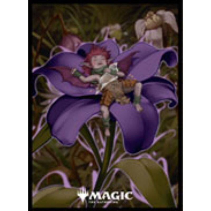 Magic: The Gathering Players Card Sleeve MTGS-279 "Eldrain Forest" "Strong Flower" (マジック：ザ・ギャザリングプレイヤーズカードスリーブ MTGS-279『エルドレインの森』《苦花》)