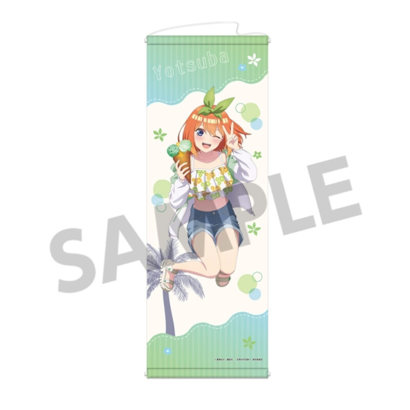 Five equal brides ∽ Slim tapestry Nakano Yotsuba Vacation Ver. (五等分の花嫁∽ 描き下ろしスリムタペストリー 中野四葉 バカンス ver．)