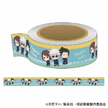 Jujutsu Kaisen Season 2 Masking Tape Kaidama/Tamaori Satoru Gojo, Ketsu Natsuyu, Glass Ieiri (呪術廻戦 第2期 ﾏｽｷﾝｸﾞﾃｰﾌﾟ 懐玉･玉折 五条悟･夏油傑･家入硝子)