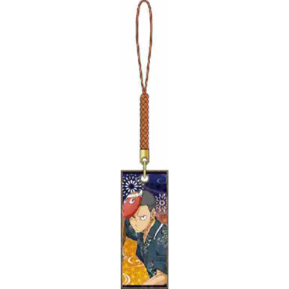 Haikyu!! Wooden tag netsuke Ryunosuke Tanaka Yukata (ﾊｲｷｭｰ!! 木札根付 田中龍之介 浴衣)