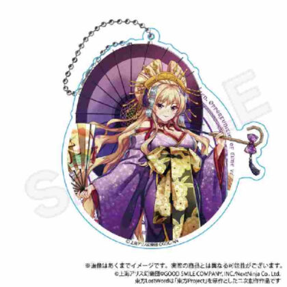 Touhou LostWord Big Acrylic Key Holder Murasaki Yakumo Traffic Safety Scam Yokai (東方LostWord ﾋﾞｯｸﾞｱｸﾘﾙｷｰﾎﾙﾀﾞｰ 八雲紫 交通安全のｽｷﾏ妖怪)
