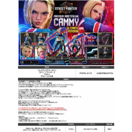 Premium Masterline Street Fighter 6 Cammy Ultimate Edition (プレミアムマスターライン ストリートファイター6 キャミィ アルティメット版)