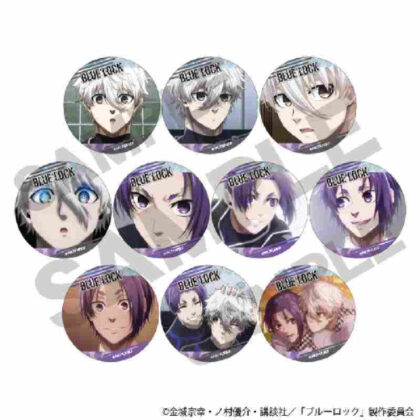 Blue Rock Trading Glitter Can Badge Nagi & Reio Ver. (ブルーロック トレーディンググリッター缶バッジ 凪&玲王Ver.)