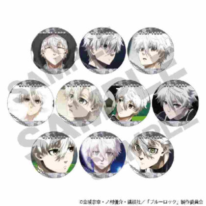 Blue Rock Trading Glitter Can Badge Seishiro Nagi Ver. (ブルーロック トレーディンググリッター缶バッジ 凪誠士郎Ver.)
