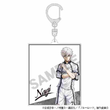 Blue Rock Frame Acrylic Key Chain Seishiro Nagi Hakuho High School (ブルーロック フレームアクリルキーホルダー 凪誠士郎 白宝高校)