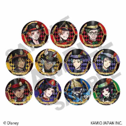 Disney Twisted Wonderland Trading Glitter Can Badge Playful Dress Ver. (ディズニー ツイステッドワンダーランド トレーディンググリッター缶バッジ プレイフル・ドレスVer.)