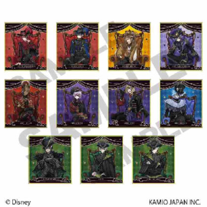 Disney Twisted Wonderland Trading Mini Shikishi Masquerade Dress Ver. (ディズニー ツイステッドワンダーランド トレーディングミニ色紙マスカレードドレスVer.)