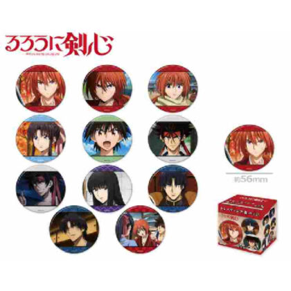 Rurouni Kenshin -Meiji Swordsman Romantic Story- Trading Can Badge (るろうに剣心 -明治剣客浪漫譚- トレーディング缶バッジ)