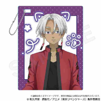Tokyo Revengers Big Acrylic Key Chain Print Seal Ver. Izana Kurokawa (東京リベンジャーズ ビッグアクリルキーホルダー プリントシールVer. 黒川イザナ)