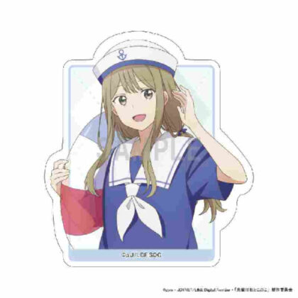 Senior is a Man Die-cut Sticker Makoto Hanaoka Marine Style Ver. (先輩はおとこのこ ダイカットステッカー 花岡まことマリンスタイルVer.)