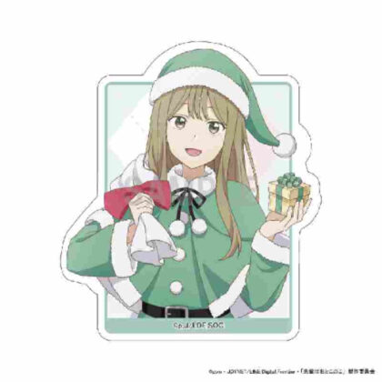 Senpai is a Man Die-cut Sticker Makoto Hanaoka Christmas Ver. (先輩はおとこのこ ダイカットステッカー 花岡まことクリスマスVer.)