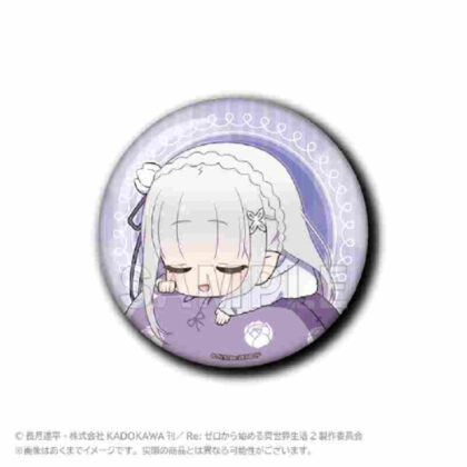 Re:ZERO -Starting Life in Another World- Fuwamin Can Badge Emilia (Re:ゼロから始める異世界生活 ふわみん缶バッジ エミリア)