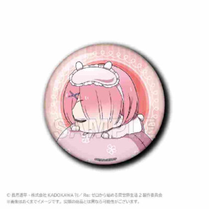 Re:ZERO -Starting Life in Another World- Fuwamin Can Badge Ram (Re:ゼロから始める異世界生活 ふわみん缶バッジ ラム)