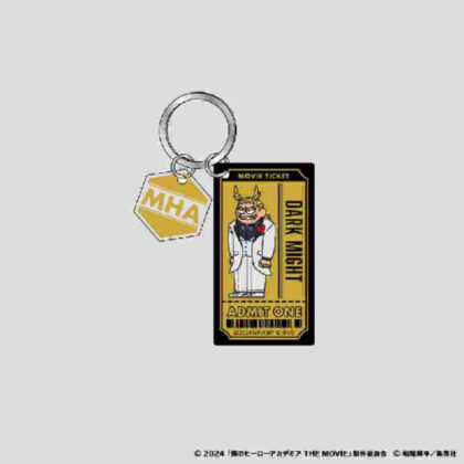 My Hero Academia THE MOVIE Your Next Jirori Rubber Painted Double Acrylic Keychain Dark Mite (僕のヒーローアカデミア THE MOVIE ユアネクスト ジロリ ラバー塗装風2連アクリルキーホルダー ダークマイト)