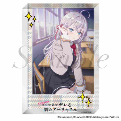 Arya-san from next door who sometimes blurts out in Russian Acrylic block A (時々ボソッとロシア語でデレる隣のアーリャさん アクリルブロック A)