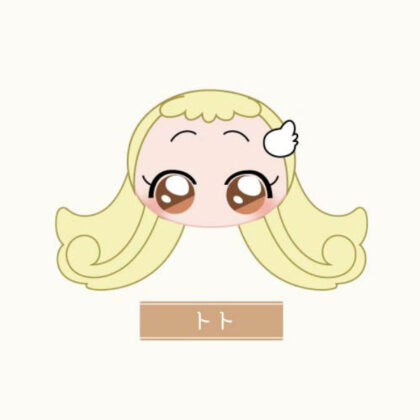 Petit Badge Ojamajo Doremi Dokkaan! 06 Toto (プチっとバッジ　おジャ魔女どれみドッカ～ン！06トト)