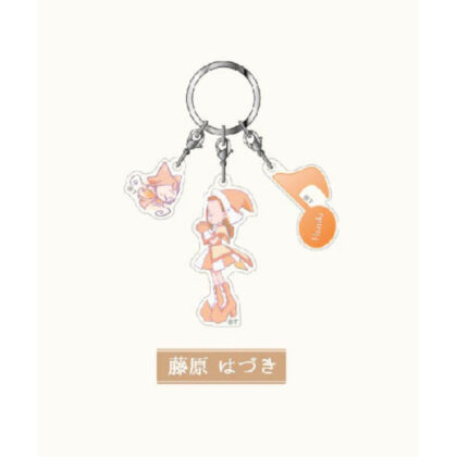 Triple acrylic key chain Ojamajo Doremi Dokkaan! 02 Hazuki Fujiwara (3連アクリルキーホルダー　おジャ魔女どれみドッカ～ン！02　藤原 はづき)