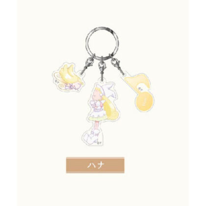Triple acrylic key chain Ojamajo Doremi Dokkaan! 06 Hana (3連アクリルキーホルダー　おジャ魔女どれみドッカ～ン！06　ハナ)