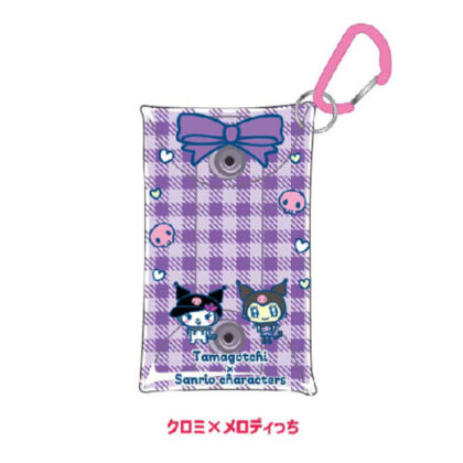 Multi clear case S size Tamagotchi x Sanrio Characters 04 Kuromi x Melody (マルチクリアケースSサイズ　たまごっち×サンリオキャラクターズ04　クロミ×メロディっち)