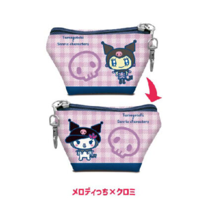 Earphone pouch Tamagotchi x Sanrio Characters 04 Melody x Kuromi (イヤフォンポーチ　たまごっち×サンリオキャラクターズ04　メロディっち×クロミ)
