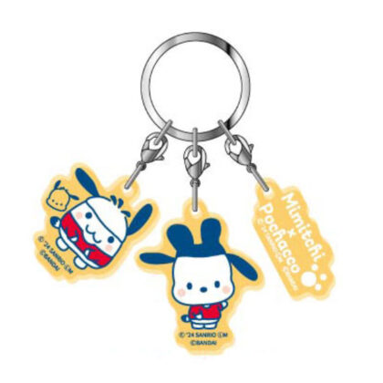 Triple acrylic key chain Tamagotchi x Sanrio Characters 08 Mimicchi x Pochacco (3連アクリルキーホルダー　たまごっち×サンリオキャラクターズ08　みみっち×ポチャッコ)