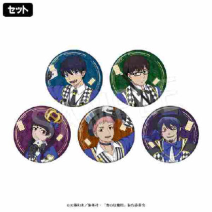 Blue Exorcist Shimane Keimei Society Edition Trading Can Badge (Random Holo Included) Trump Ver. (青の祓魔師 島根啓明結社篇 トレーディング缶バッジ(ランダムホロ入り) トランプVer.)