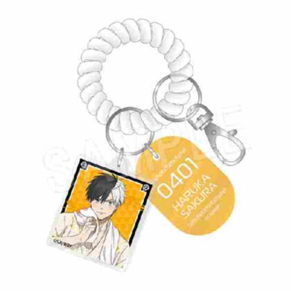 WIND BREAKER Locker key style key chain Bath Ver. Haruka Sakura (WIND BREAKER ロッカーキー風キーホルダー お風呂Ver.桜遥)