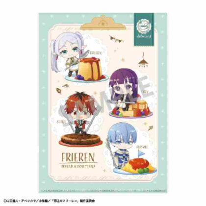 Funeral Freelen A4 Single Clear File Set A Lined Up Party (葬送のフリーレン A4シングルクリアファイル 集合A ならべてパーティー)