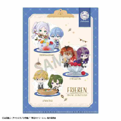Funeral Freelen A4 Single Clear File Set B Lined Up Party (葬送のフリーレン A4シングルクリアファイル 集合B ならべてパーティー)