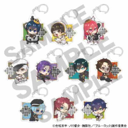Blue Rock Trading Acrylic Keychain Mini Character Chess (ブルーロック トレーディングアクリルキーホルダー ミニキャラ チェス)