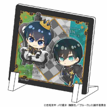 Blue Rock Mini Acrylic Panel Kiyoichi Rin Itoshi Mini Character Chess (ブルーロック ミニアクリルパネル 潔世一 糸師凛 ミニキャラ チェス)