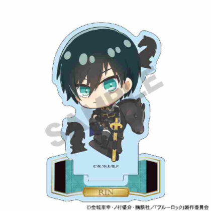 Blue Rock Acrylic Stand Rin Itoshi Mini Character Chess (ブルーロック アクリルスタンド 糸師凛 ミニキャラ チェス)