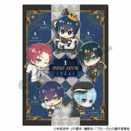 Blue Rock Single Clear File Blue Mini Character Chess (ブルーロック シングルクリアファイル ブルー ミニキャラ チェス)