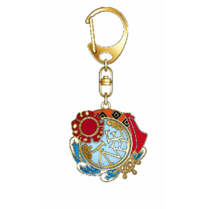 ONE PIECE symbol motif key chain Jinbe (ONE PIECE シンボルモチーフキーホルダー ジンベエ)