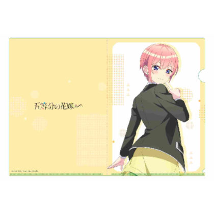 The Quintessential Quintuplets∽ Original Illustration Clear File Ichika (Stairs Looking Back Ver.) (五等分の花嫁∽ 描き下ろし クリアファイル 一花(階段見返りVer.))