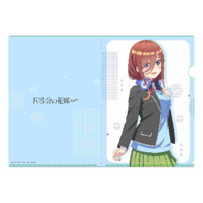 The Quintessential Quintuplets∽ Newly drawn clear file Miku (Stairway view ver.) (五等分の花嫁∽ 描き下ろし クリアファイル 三玖(階段見返りVer.))
