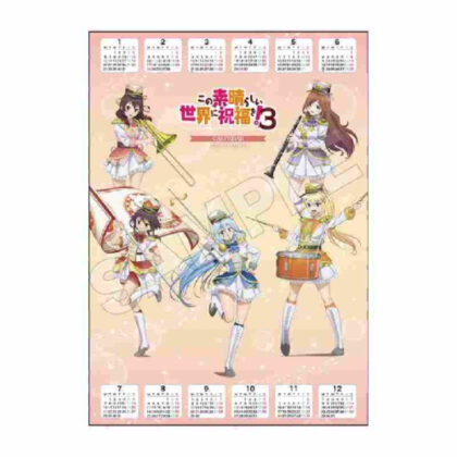 KonoSuba: God's Blessing on this Wonderful World! 3 Wall Calendar 2025 (Poster Specification) (この素晴らしい世界に祝福を!3 壁掛けカレンダー 2025(ポスター仕様))