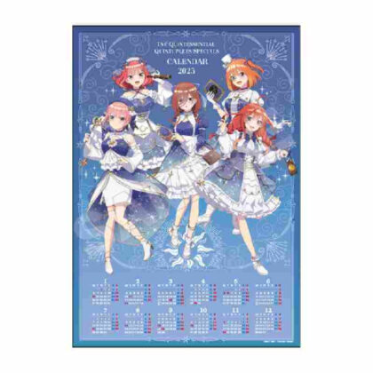 The Quintessential Quintuplets∽ Wall Calendar 2025 (Poster Specification) (五等分の花嫁∽ 壁掛けカレンダー 2025(ポスター仕様))