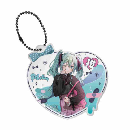 Hatsune Miku Don Quijote Fair 2024 glitter acrylic key chain kawaii fashion Hatsune Miku (初音ミク ドン・キホーテフェア 2024 ラメ入りアクリルキーホルダー kawaii fashion 初音ミク)