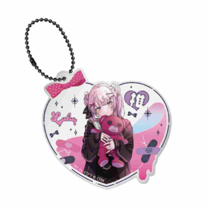 Hatsune Miku Don Quijote Fair 2024 glitter acrylic key chain kawaii fashion Luka Megurine (初音ミク ドン・キホーテフェア 2024 ラメ入りアクリルキーホルダー kawaii fashion 巡音ルカ)