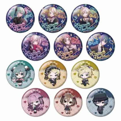 Hatsune Miku Don Quijote Fair 2024 Trading Hologram Can Badge Kawaii Fashion (初音ミク ドン・キホーテフェア 2024 トレーディングホログラム缶バッジ kawaii fashion)