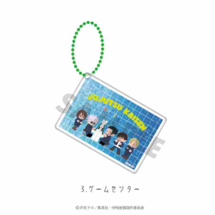 Jujutsu Kaisen Kaidama/Tamaori Glitter Key Chain 03 Game Center (呪術廻戦 懐玉・玉折 グリッターキーホルダー 03 ゲームセンター)