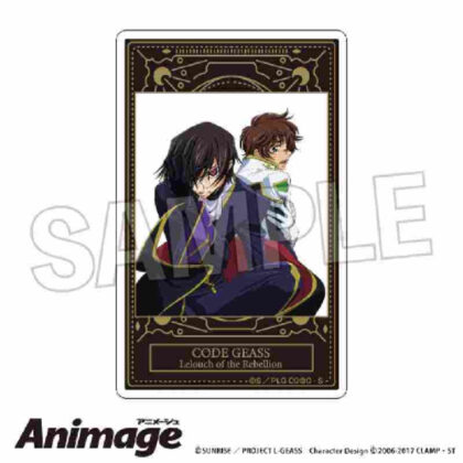 Code Geass Lelouch of the Rebellion Animage Acrylic Card B (コードギアス 反逆のルルーシュ Animageアクリルカード B)