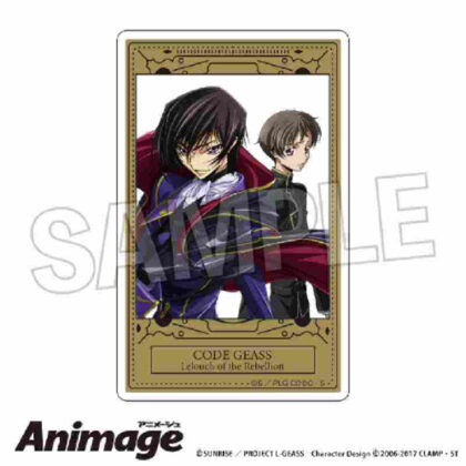 Code Geass Lelouch of the Rebellion Animage Acrylic Card F (コードギアス 反逆のルルーシュ Animageアクリルカード F)