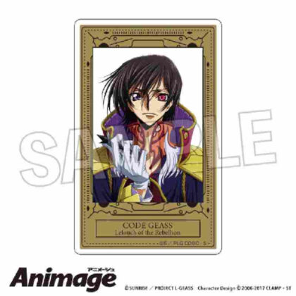 Code Geass Lelouch of the Rebellion Animage Acrylic Card G (コードギアス 反逆のルルーシュ Animageアクリルカード G)
