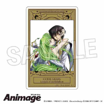 Code Geass Lelouch of the Rebellion Animage Acrylic Card H (コードギアス 反逆のルルーシュ Animageアクリルカード H)