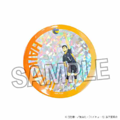 Haikyu!! Glaring Can Badge Large Battle at the Garbage Dump Ver. Daichi Sawamura (ハイキュー!! ギラギラ缶バッジ 大 ゴミ捨て場の決戦Ver. 澤村大地)