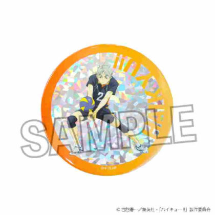 Haikyu!! Glaring Can Badge Large Decisive Battle at the Garbage Dump Ver. Koushi Sugawara (ハイキュー!! ギラギラ缶バッジ 大 ゴミ捨て場の決戦Ver. 菅原孝支)