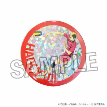 Haikyu!! Glaring Can Badge Large Battle at the Garbage Dump Ver. Taketora Yamamoto (ハイキュー!! ギラギラ缶バッジ 大 ゴミ捨て場の決戦Ver. 山本猛虎)