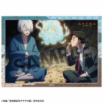 Kitaro Birth GeGeGe no Mystery A6 Visual Acrylic Plate Kitaro's Father & Mizuki B (鬼太郎誕生 ゲゲゲの謎 A6ビジュアルアクリルプレート鬼太郎の父&水木 B)